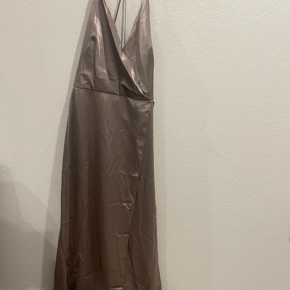 Jenny Yoo Lana Dress - Latte size 12 - Picture 2 of 14